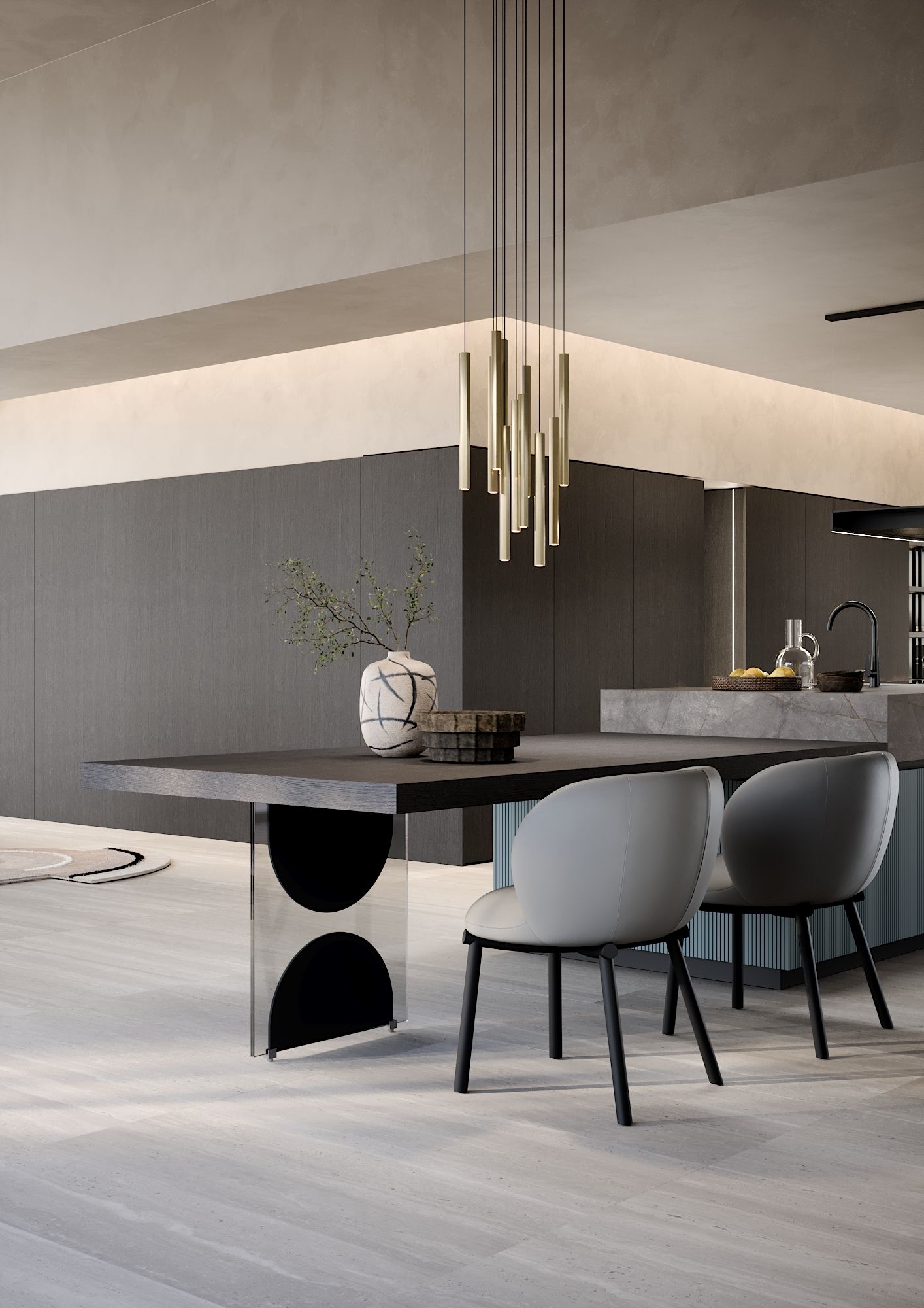 Ensemble de Salle à Manger Design Roma