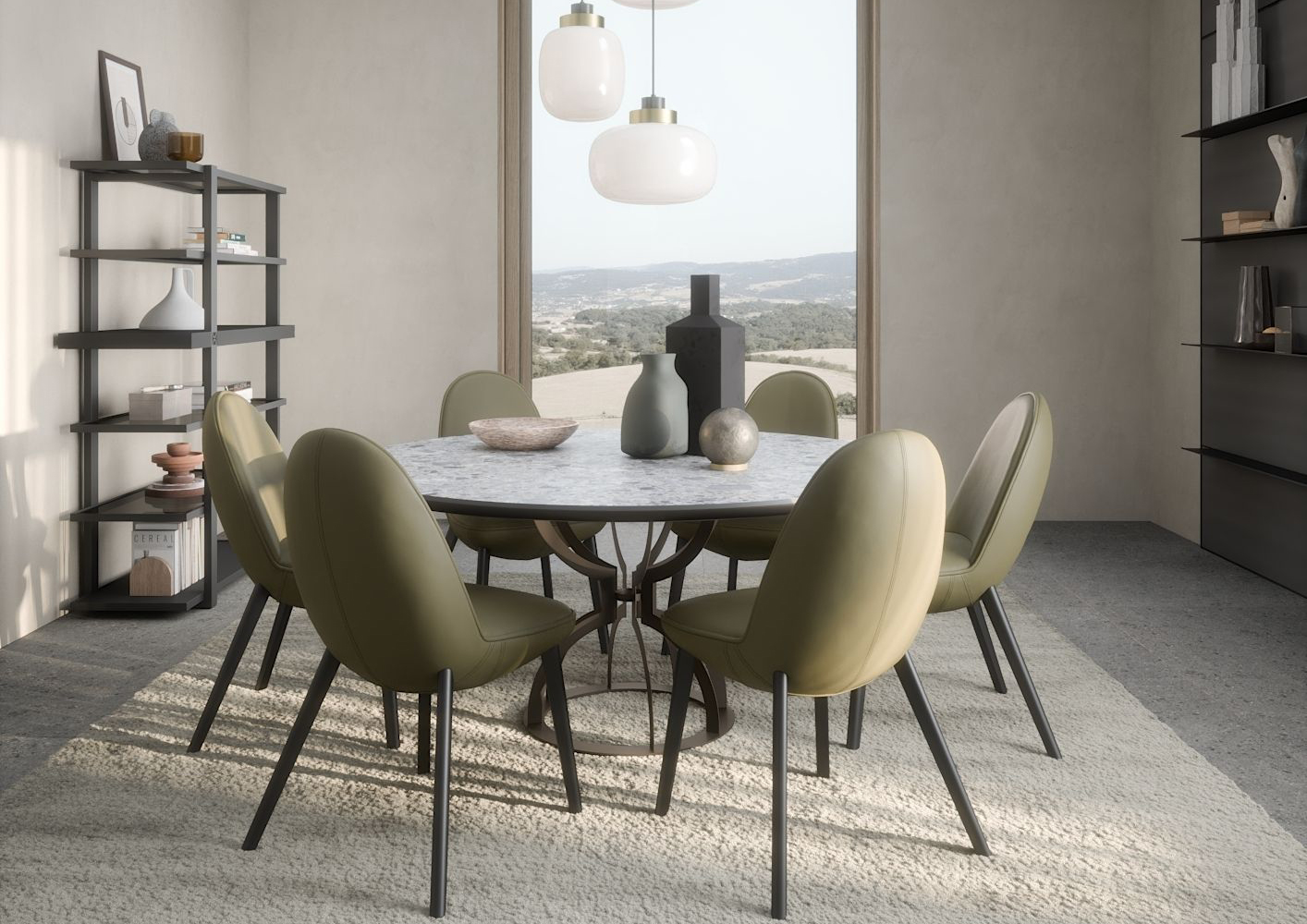 table à Manger Ronde Sabli